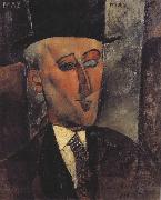 Portrait of Max Jacob (mk39) Amedeo Modigliani